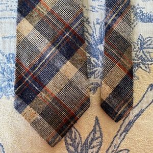 VTG I Abraham & Straus I Fat Kipper Plaid Tie I 1970s